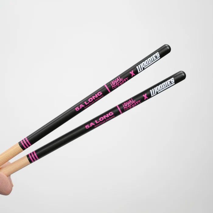 5A LONG X WOODIES DRUM STICKS