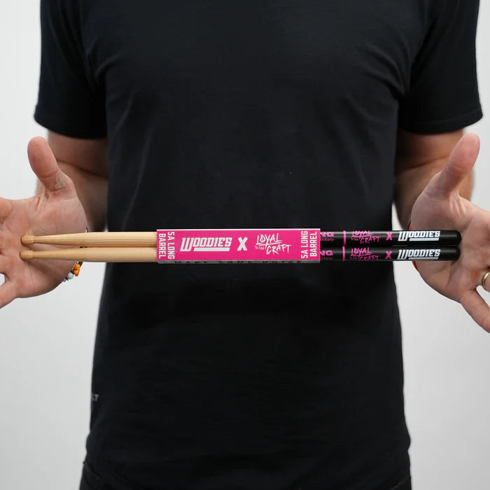 5A LONG X WOODIES DRUM STICKS