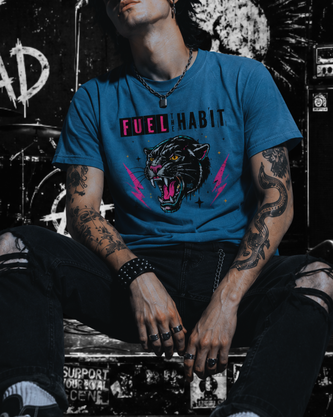 Fuel the Habit Panther Tee *PRE ORDER*