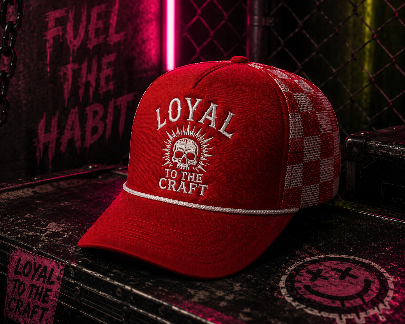 LOYAL Skull Trucker Hat