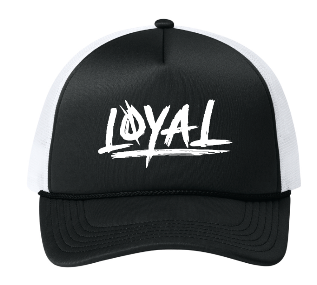 LOYAL Simple Logo Foam Trucker Cap